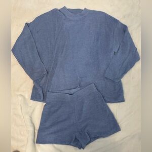 Free people Malibu solid surf set